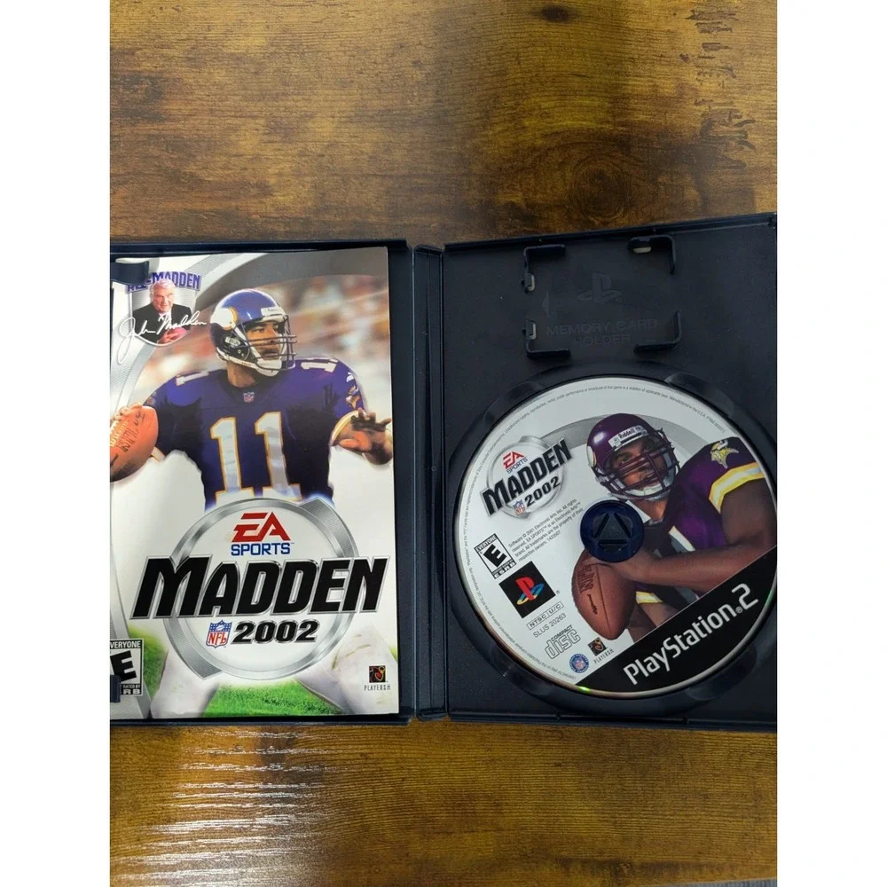 Madden NFL 2002 (Sony PlayStation 2, 2001) Tested Working PS2 Football Game CIB